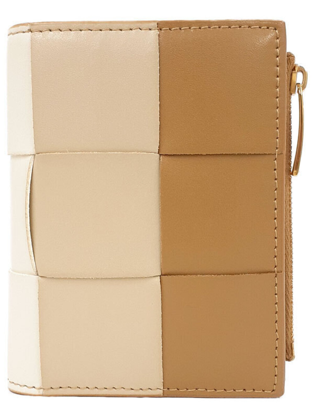 Bottega Veneta Cassette Bi fold Zipper Wallet Short